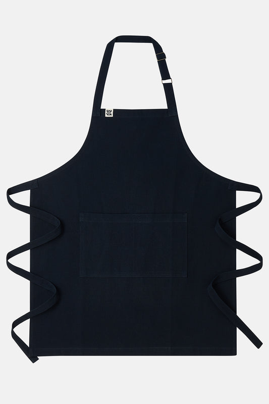 Amaia - Heavyweight Apron Organic Cotton in Black