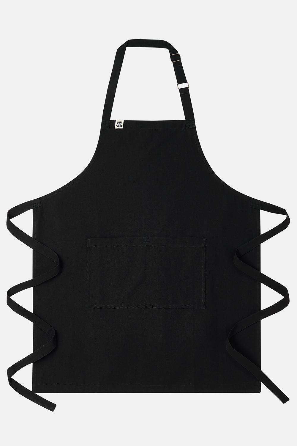 Amaia - Midweight Apron Organic Cotton in Black