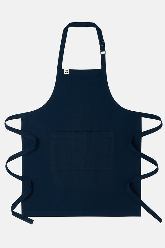 Amaia - Heavyweight Apron Organic Cotton in Navy