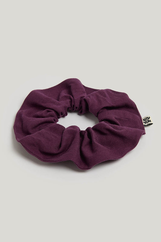 Mimmi - Scrunchie Organic Corduroy in Grape Wine