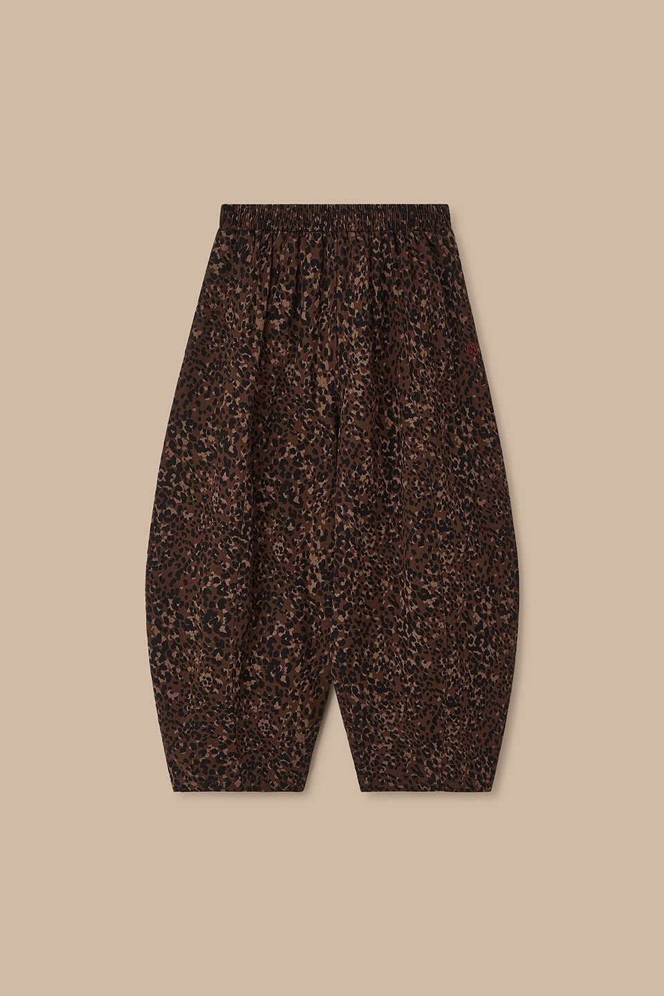 Obregon - Barrel Leg Trousers Organic Cotton in Animal Print