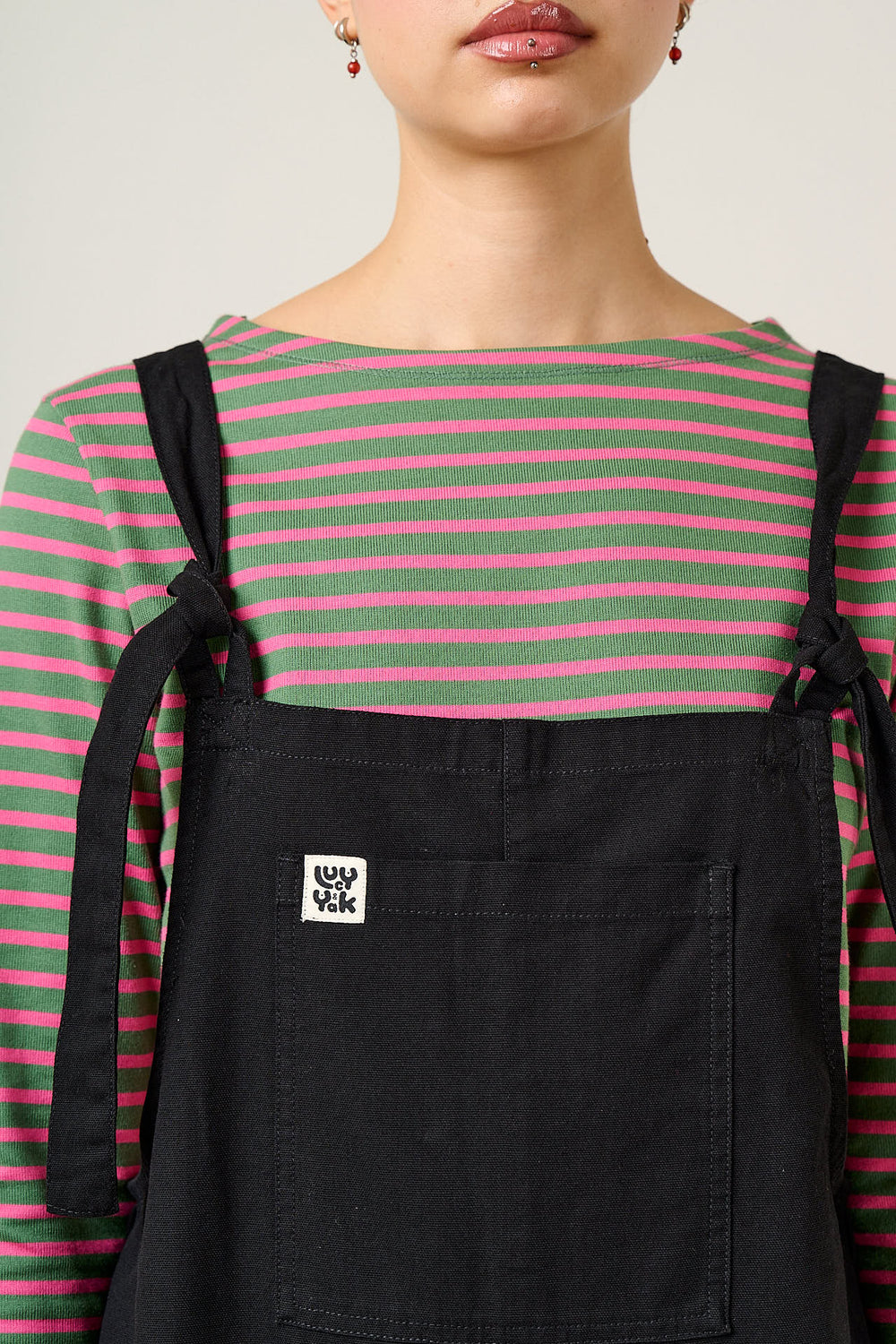 Original - Straight Leg Dungarees Organic Cotton in Black