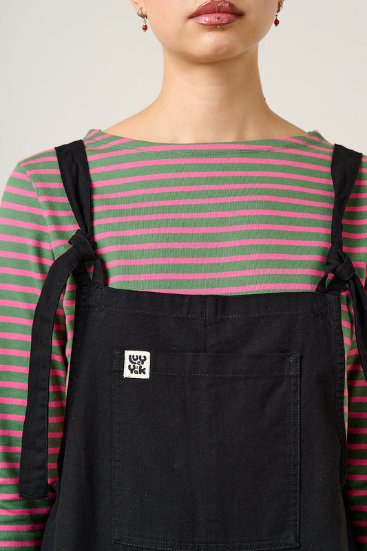 Original - Straight Leg Dungarees Organic Cotton in Black