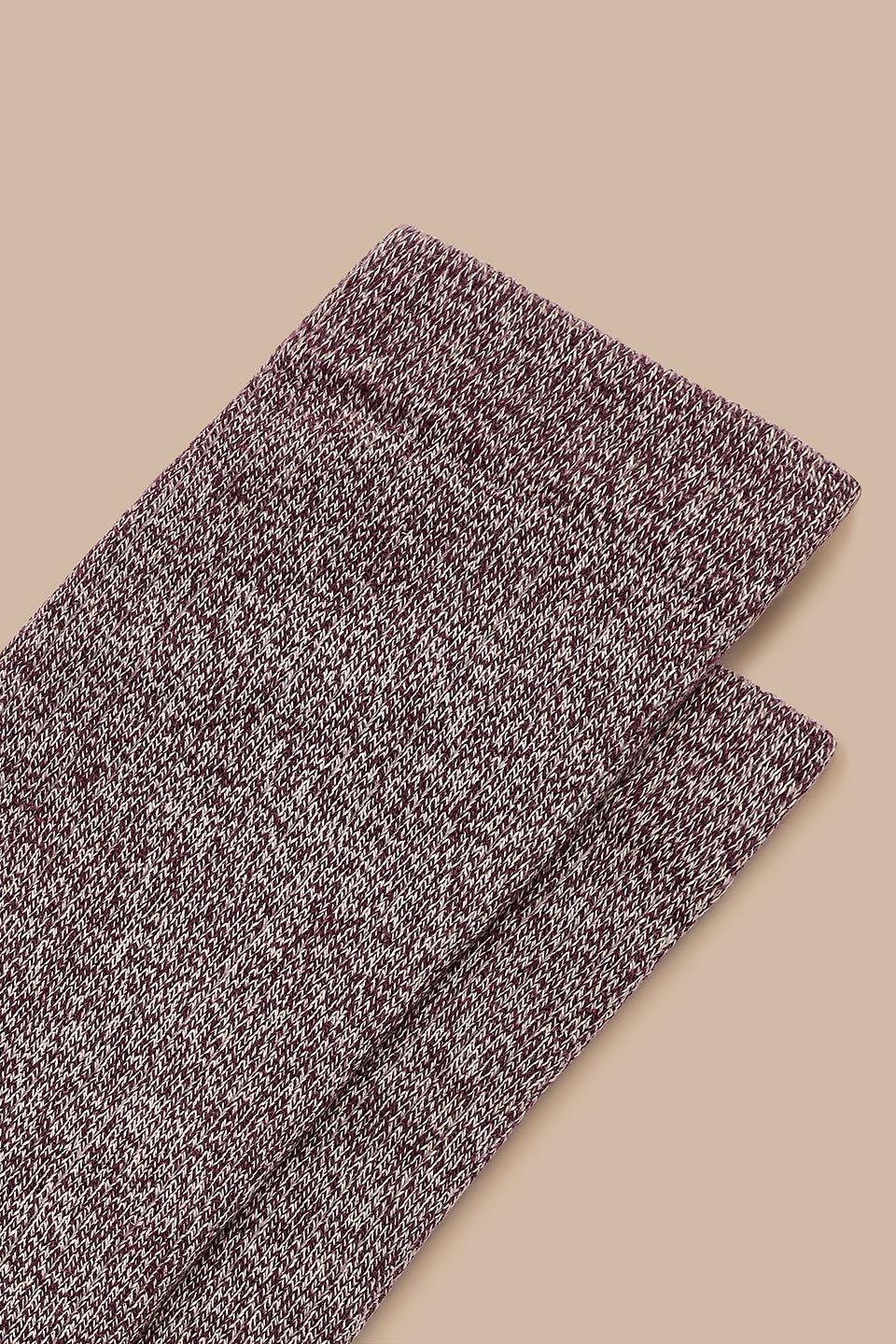 Sienna - Sock in Burgundy Marl