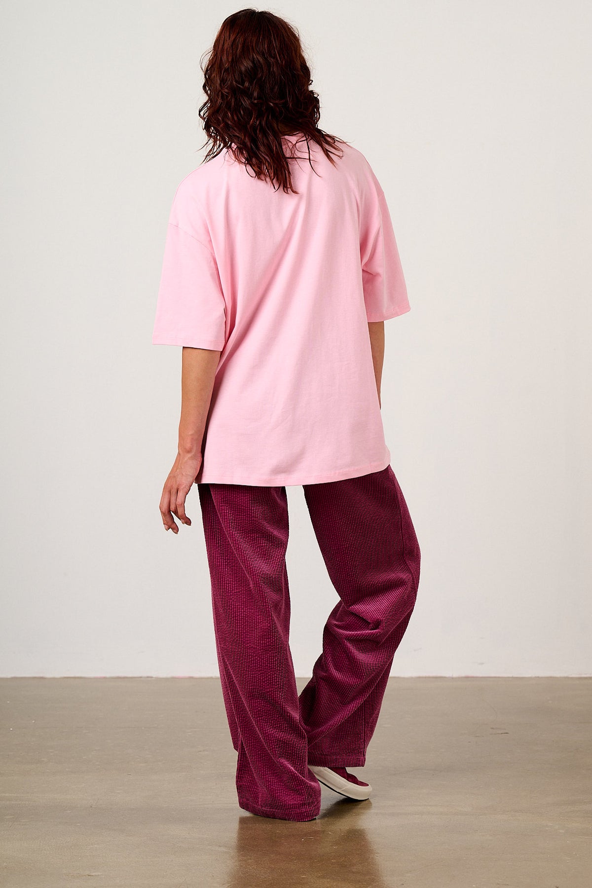 Benny - Oversized T-Shirt Organic Cotton in Pin It Polly & Yak