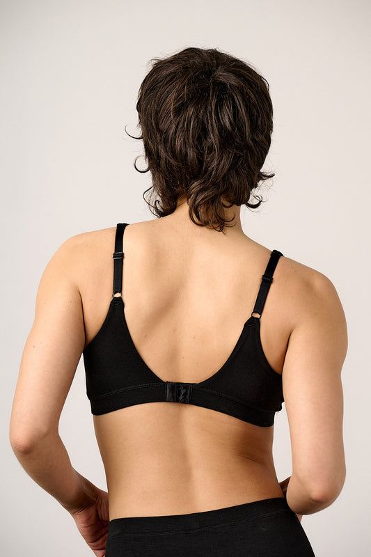 Clover - Bralette Viscose in Black