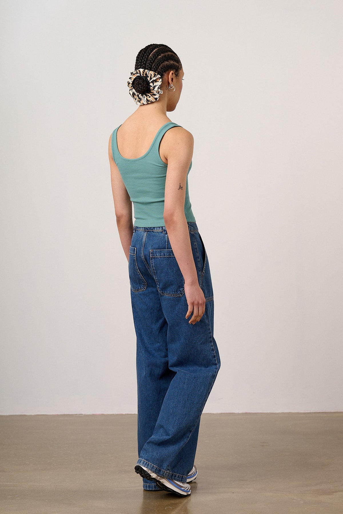 Eden - Vest Organic Cotton in Sage Green