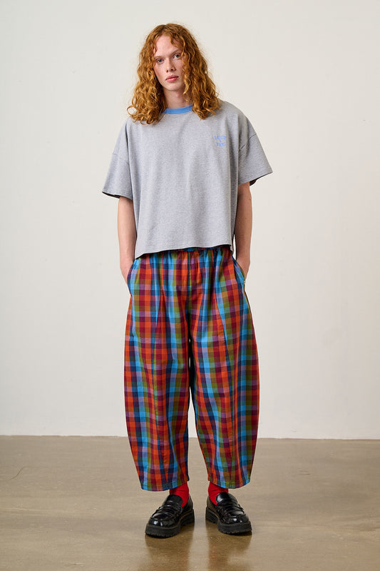 Everlie - Oversized T-Shirt Organic Cotton in Grey Marl