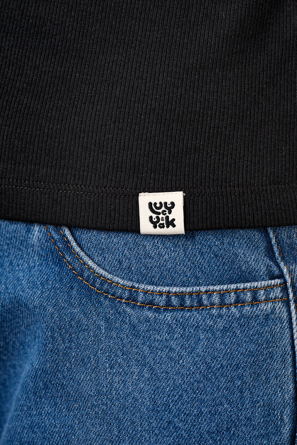 Gracie - T-Shirt Organic Cotton in Black