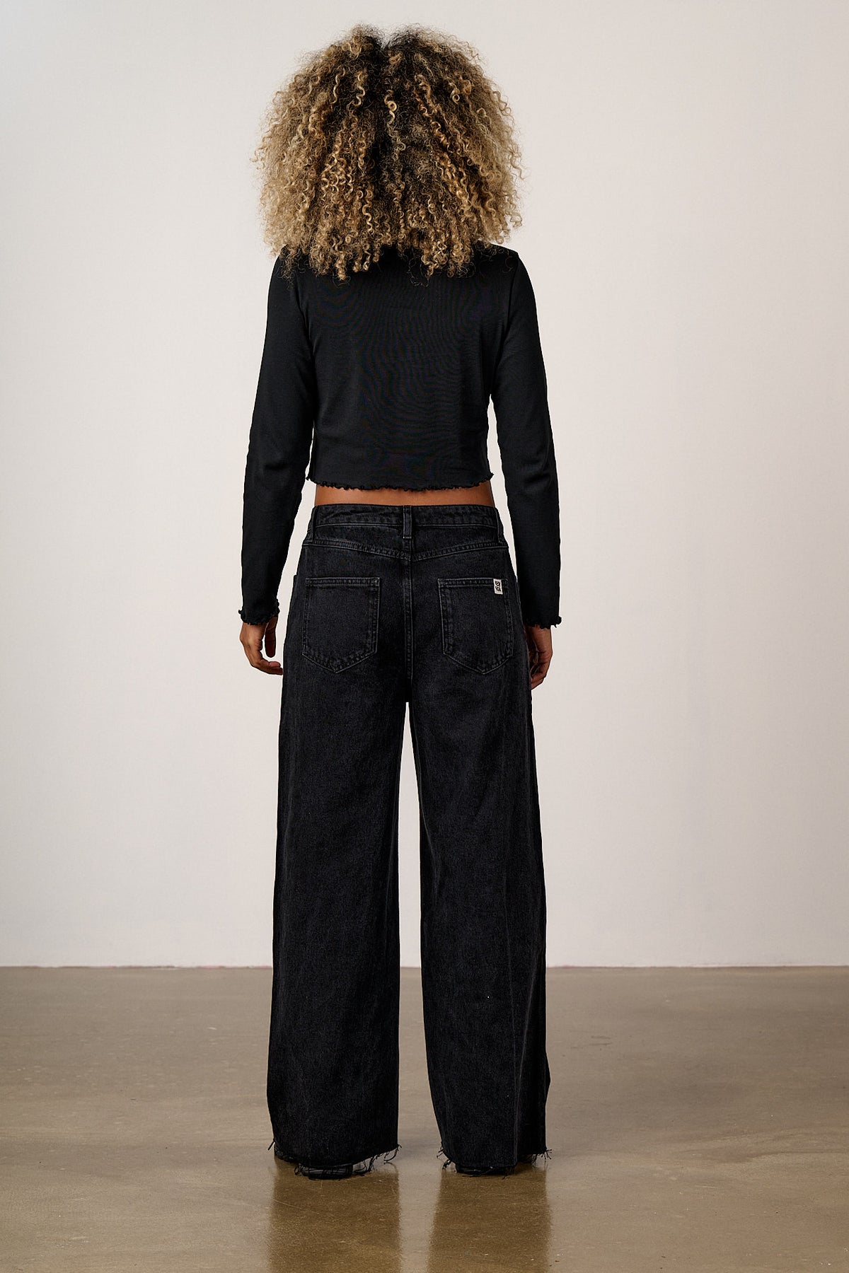 Hansel - Long Sleeve Top Organic Cotton in Black