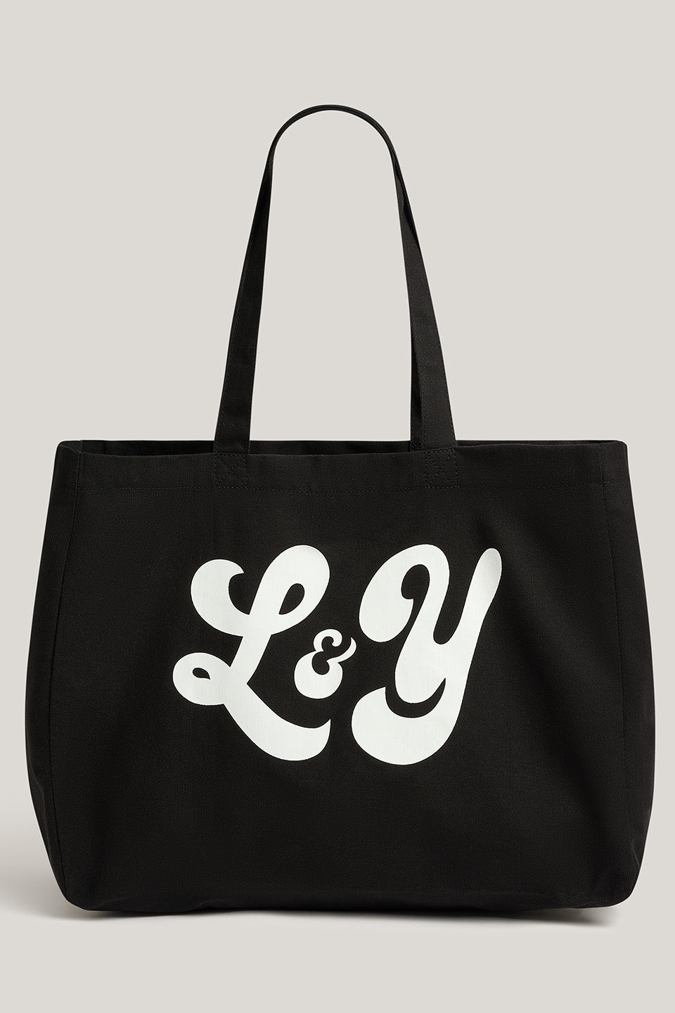 Large Tote Bag - Organic Cotton in Black