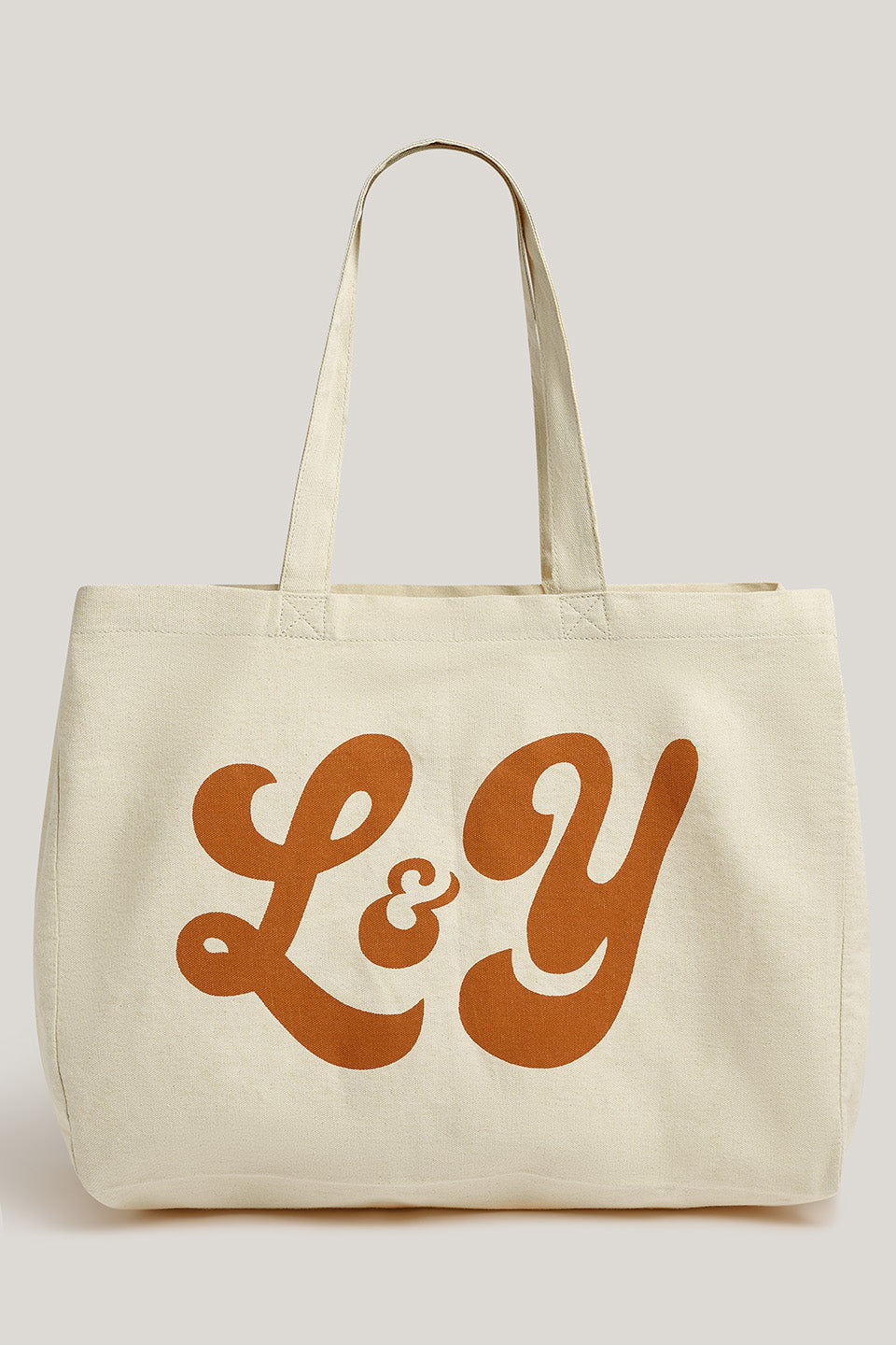 Large Tote Bag - Organic Cotton in Ecru