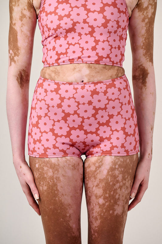 Monte - Bikini Shorts Recycled Polyester in Coastal Flower