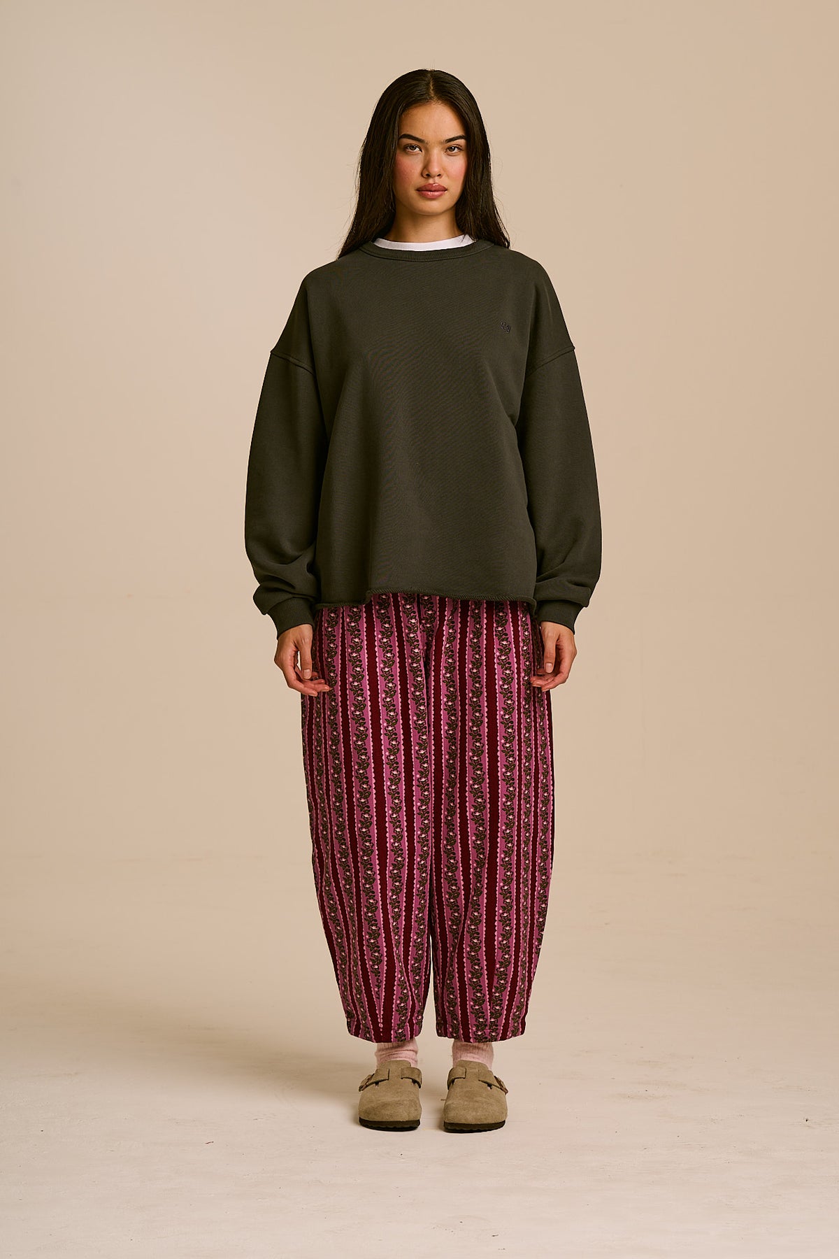 Ravi - Heavyweight Sweatshirt Organic Cotton in Charcoal