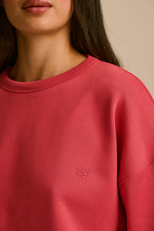 Ravi - Heavyweight Sweatshirt Organic Cotton in Rose