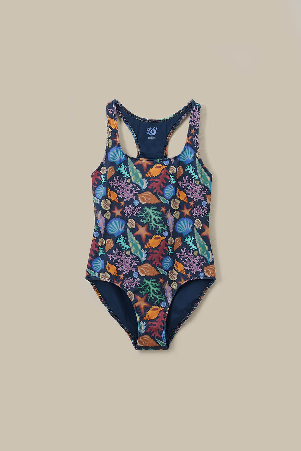 Elena - Swimsuit in Shell Print