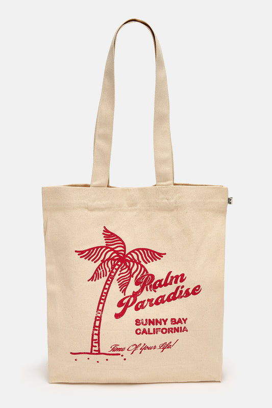 Felix - Tote Bag Organic Cotton Twill in Palm Paradise Print