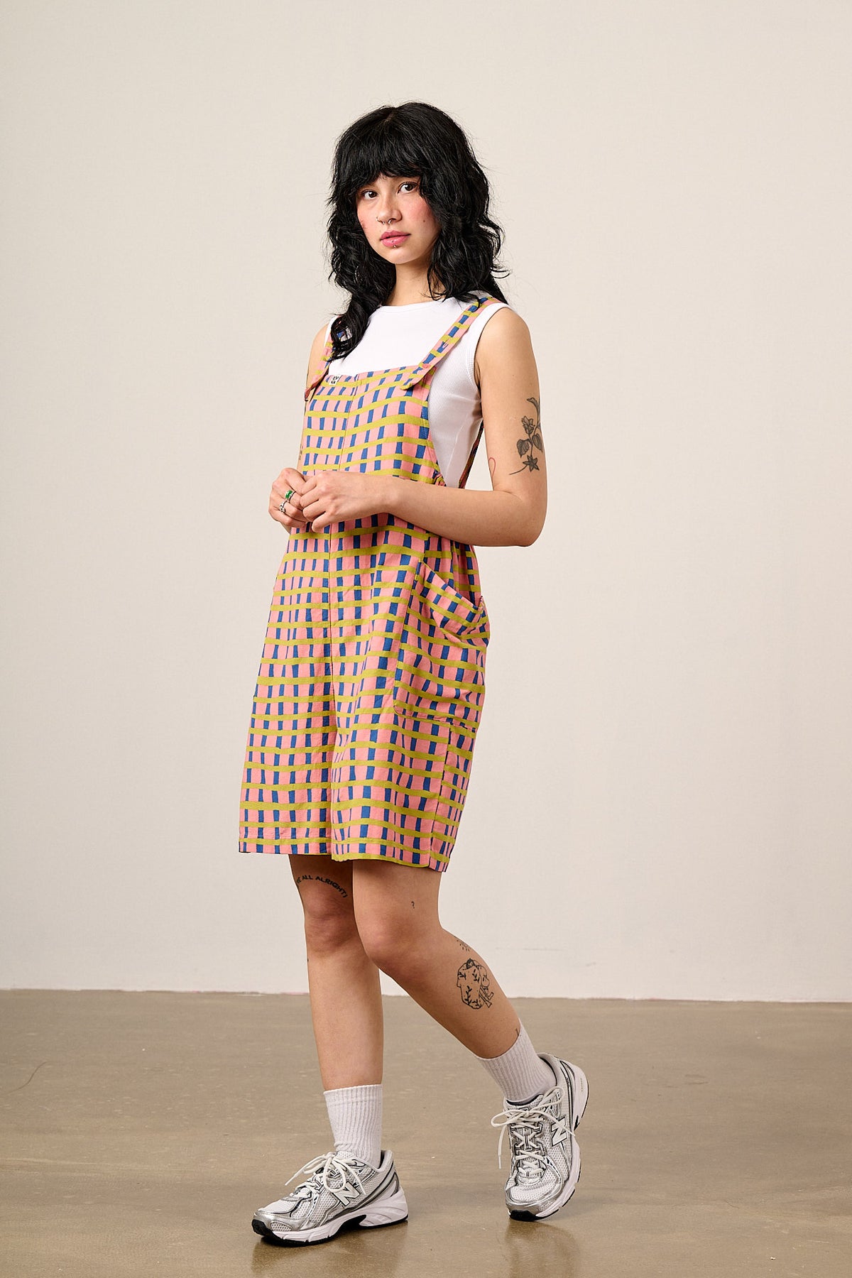 Alya - Relaxed Fit Dungaree Shorts ECOVERO Viscose Blend in Summer Edit Check