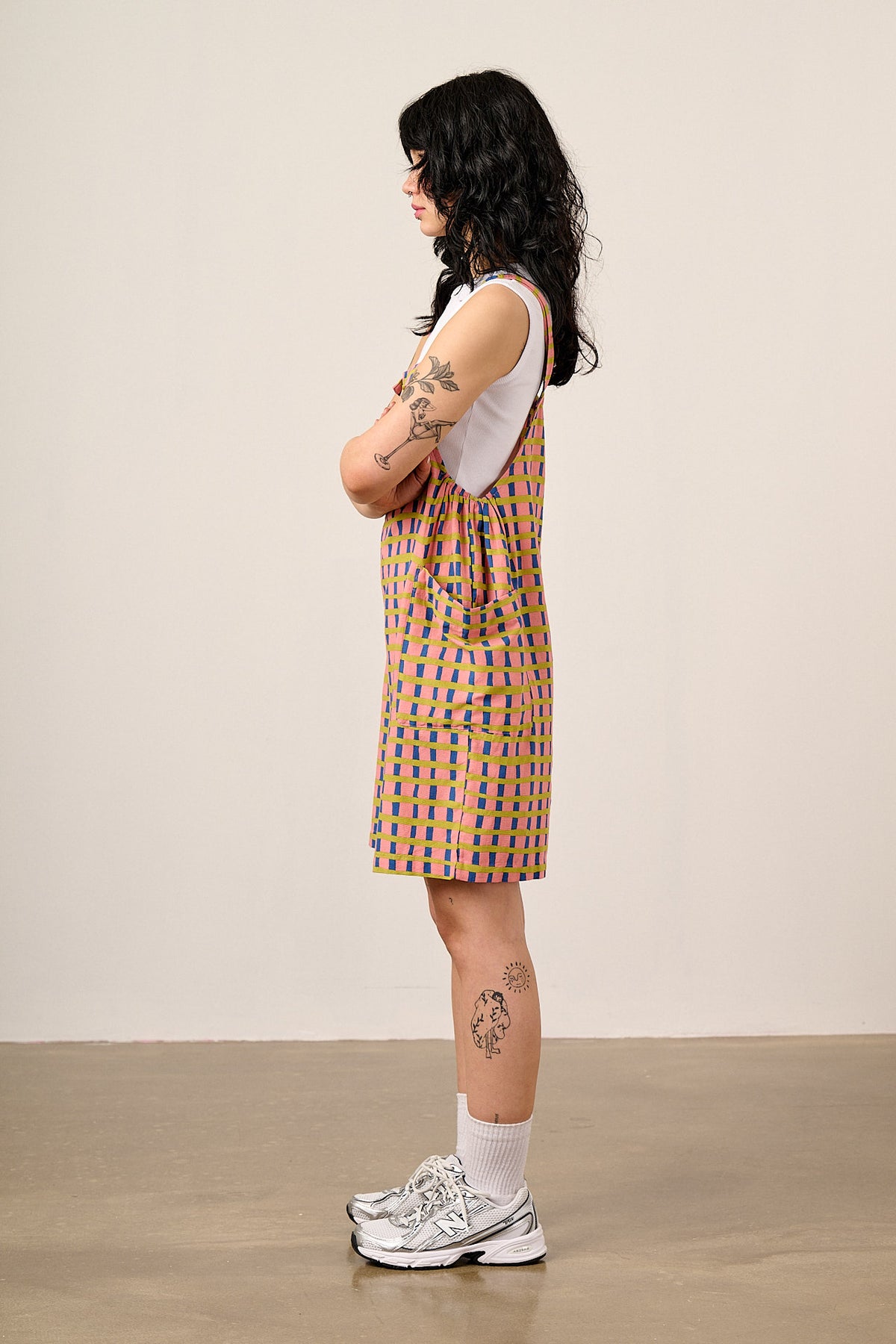 Alya - Relaxed Fit Dungaree Shorts ECOVERO Viscose Blend in Summer Edit Check