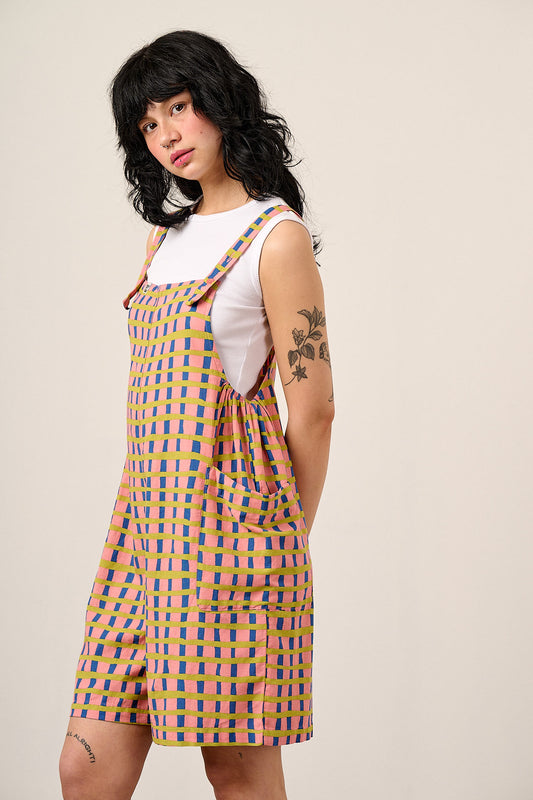 Alya - Relaxed Fit Dungaree Shorts ECOVERO Viscose Blend in Summer Edit Check