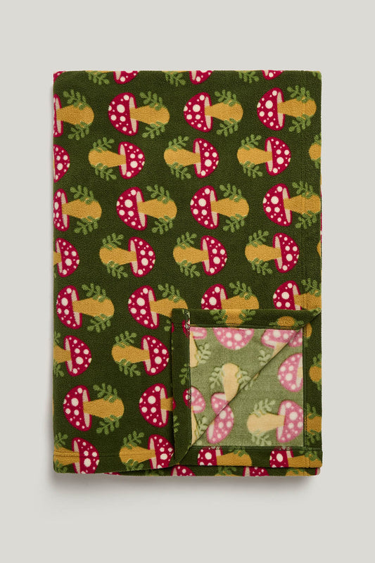 Braor - Fleece Blanket in Mushroom