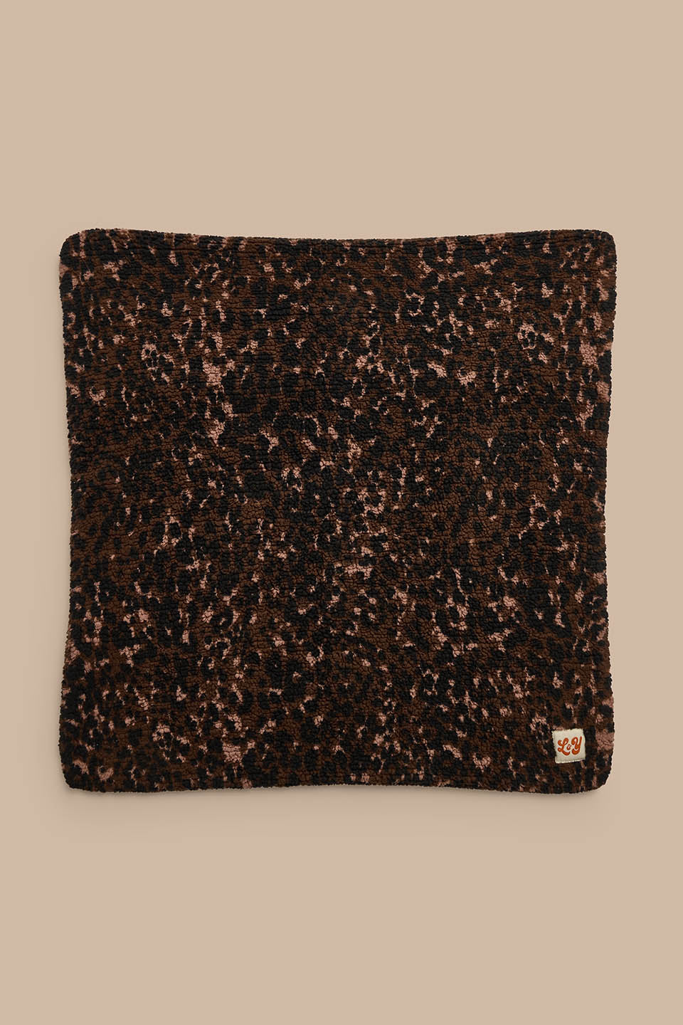 Bruna - Borg Fleece Cushion Cover in Animal Print