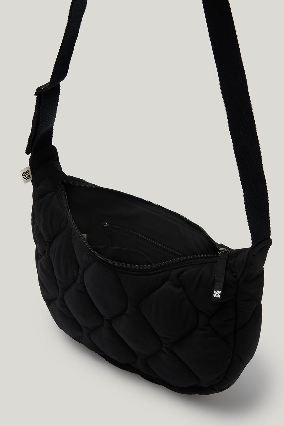 Bryony - Crossbody Bag Recycled Polyester in Black