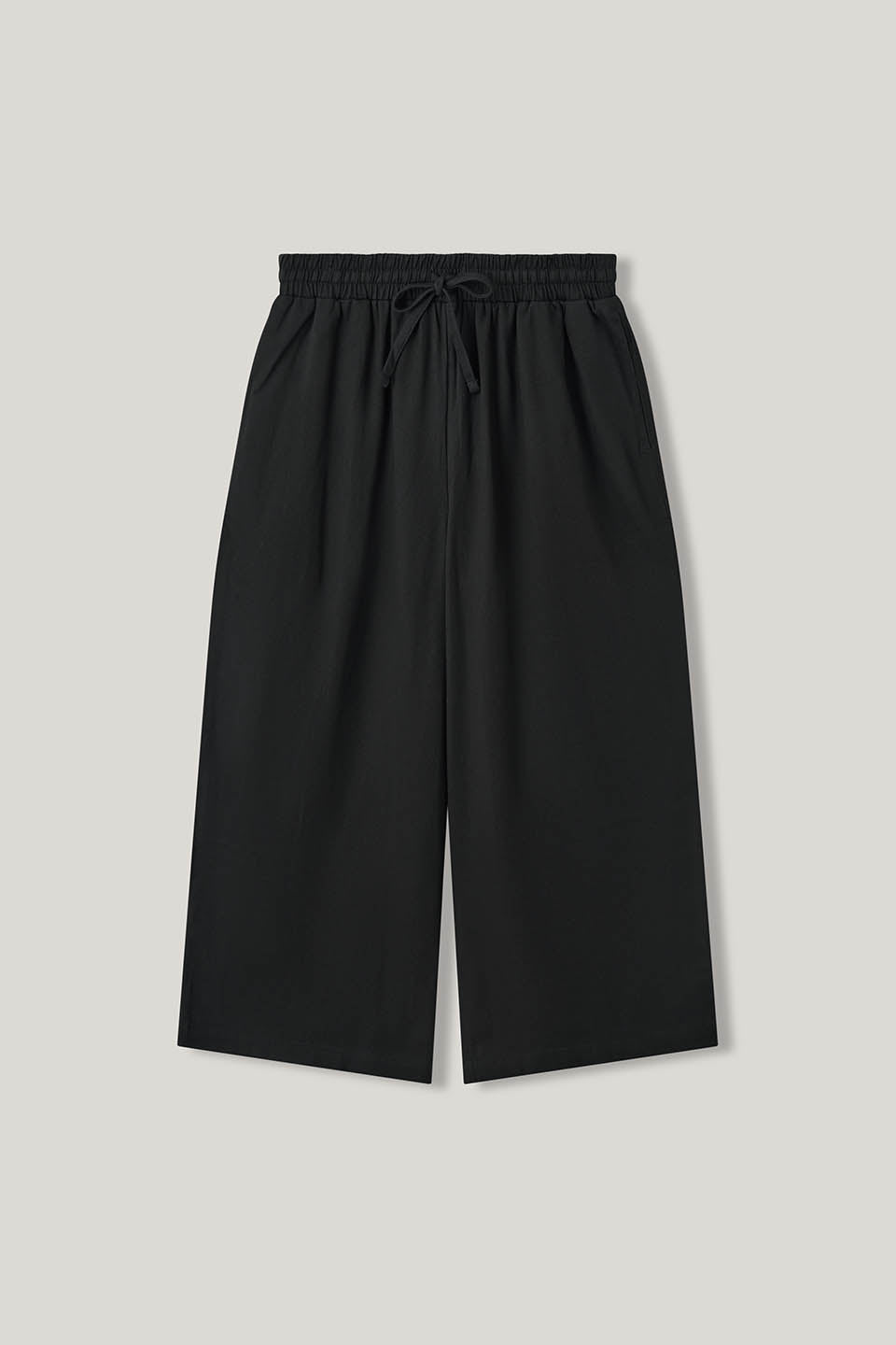 Chuck - Wide Leg Trousers Organic Cotton in Black