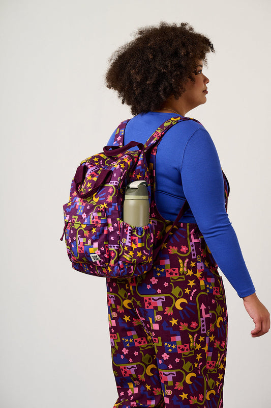 Colby - Backpack Organic Cotton in Pin It Polly & Yak