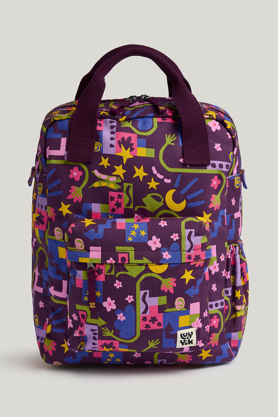 Colby - Backpack Organic Cotton in Pin It Polly & Yak