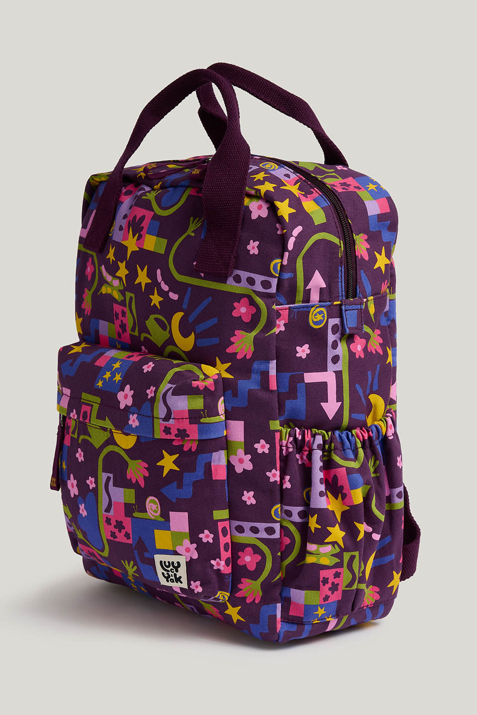 Colby - Backpack Organic Cotton in Pin It Polly & Yak