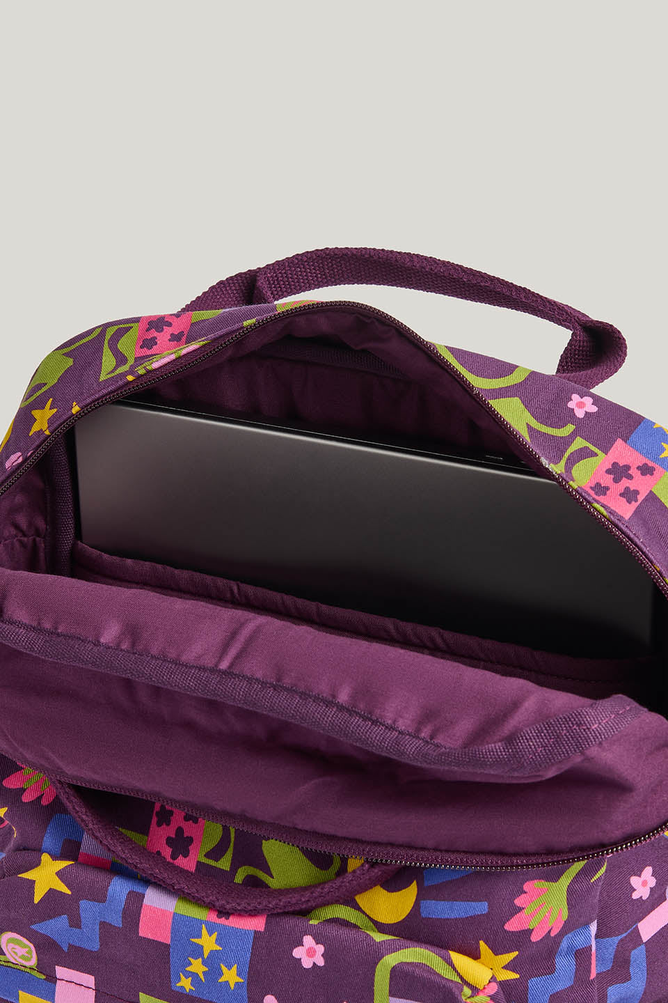 Colby - Backpack Organic Cotton in Pin It Polly & Yak