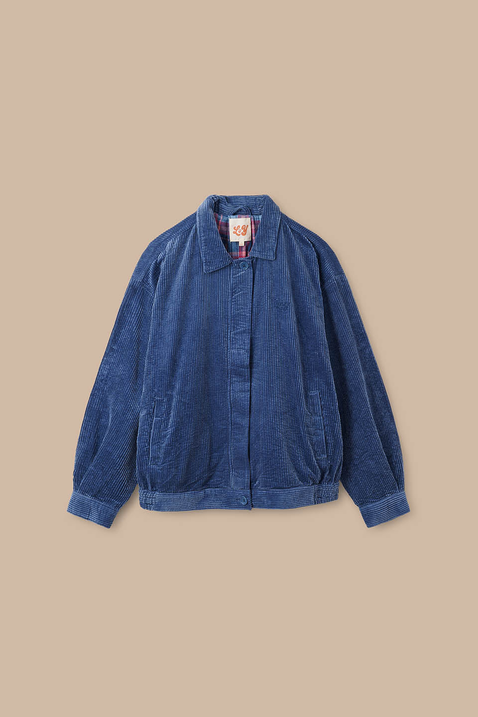 Devan - Jacket Organic Cotton Corduroy in Blue