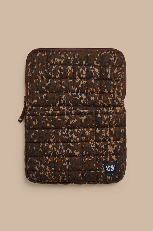 Emery - 13" Laptop Case Organic Cotton in Animal