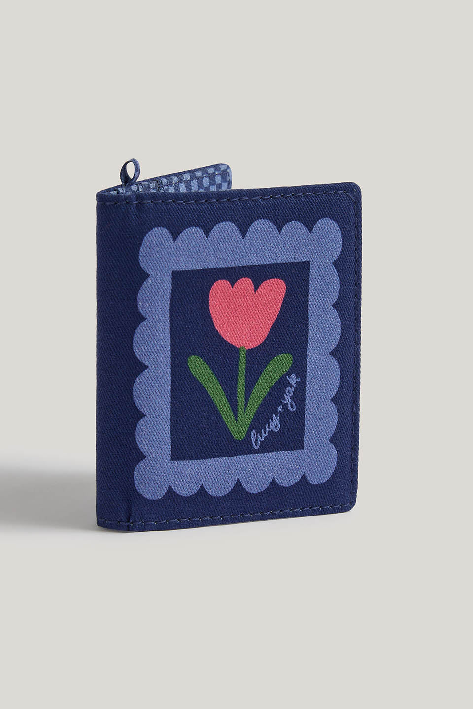 Emmerson - Card Holder Organic Cotton in Tulip