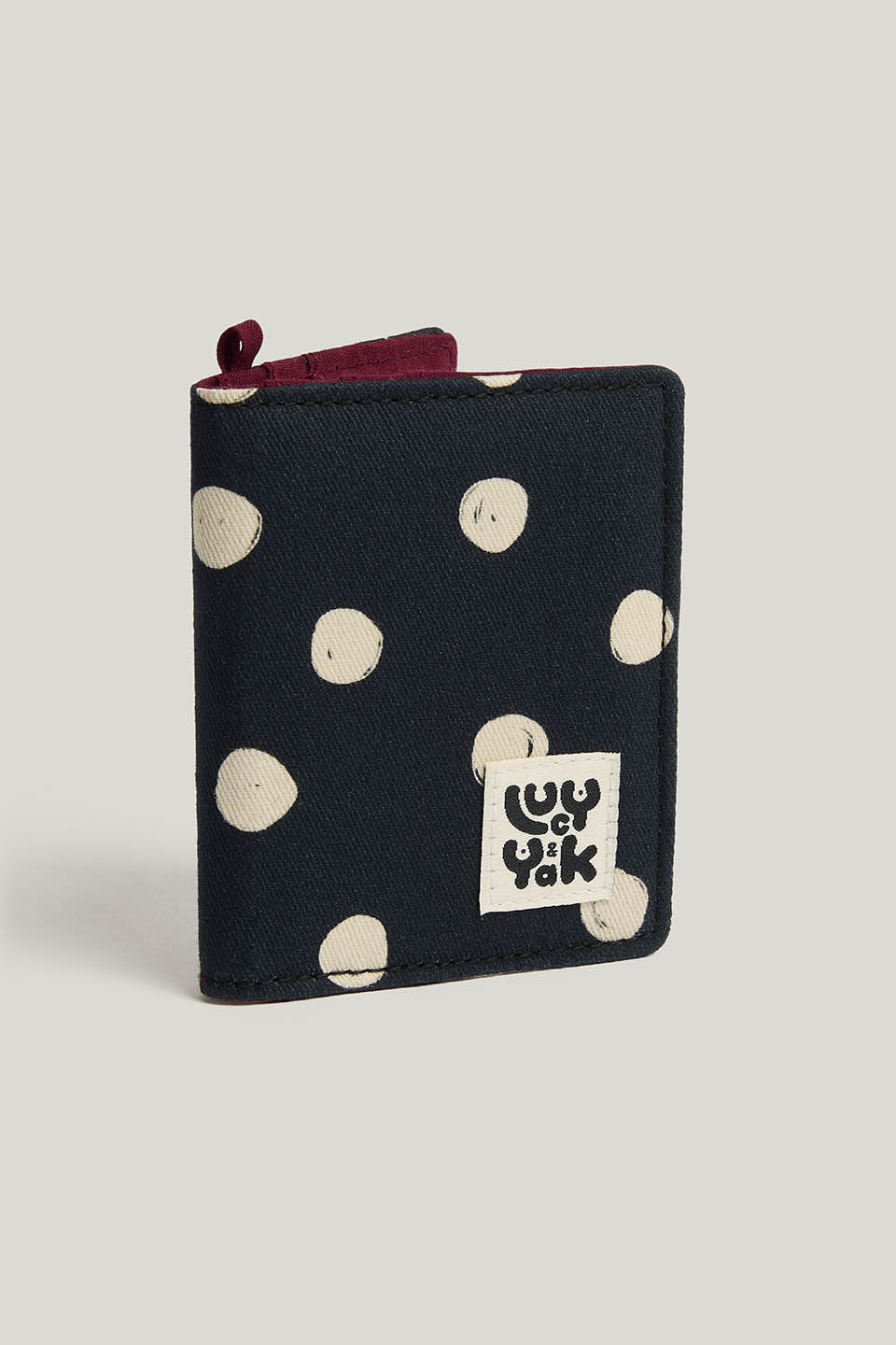 Emmerson - Card Holder Organic Cotton in Polka Dot