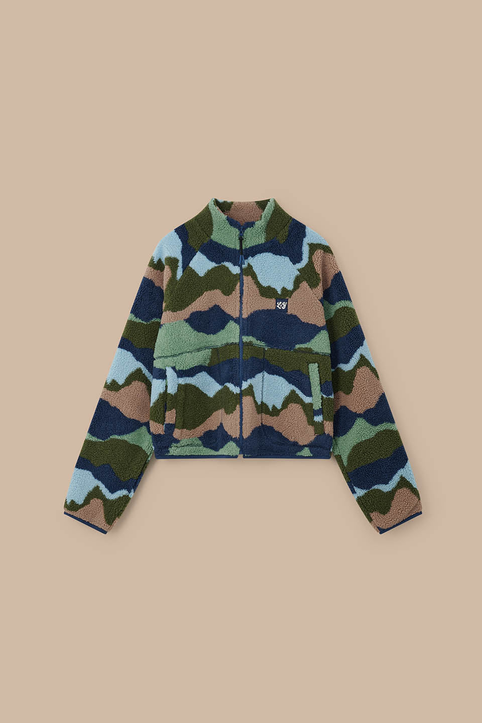 Finley - Borg Fleece Jacket Recycled Polyester in Rolling Hills