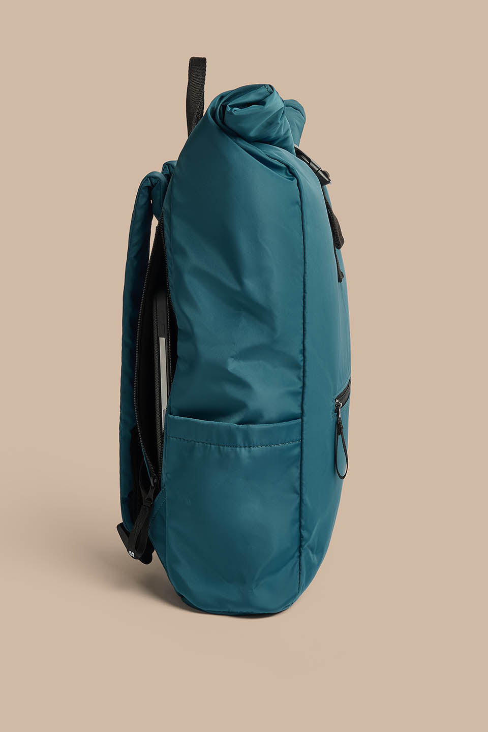 Jenson - Roll Top Backpack Recycled Polyester in Teal