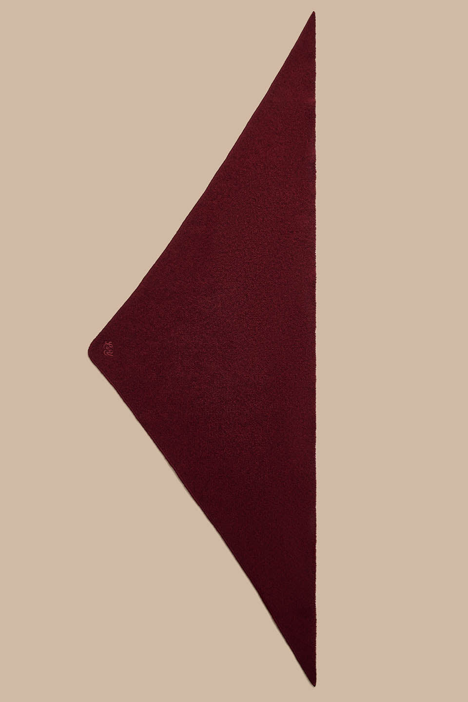 Loki - Neck Scarf Recycled Polyester in Burgundy