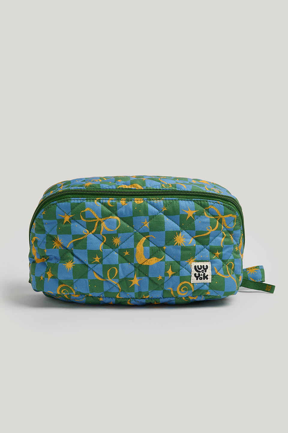Makari - Open Washbag in Celestial Checkerboard