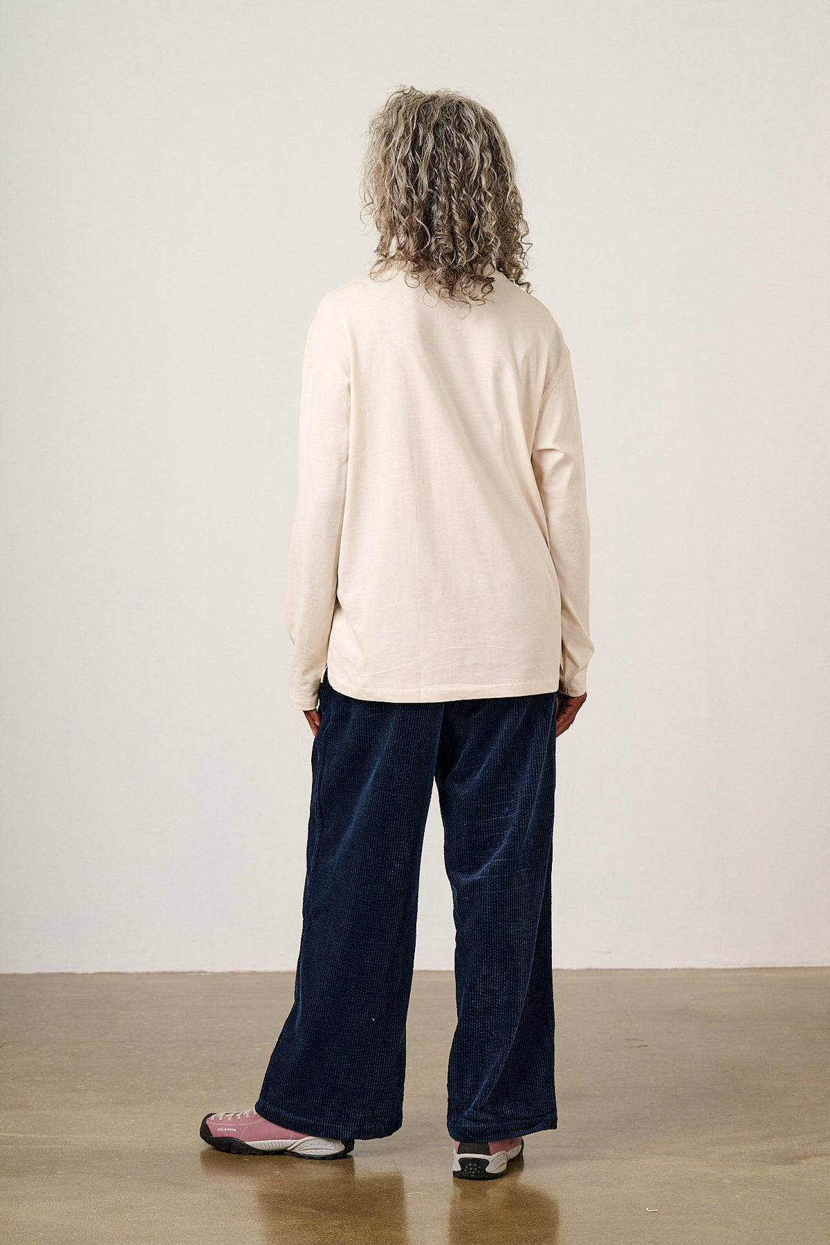 Murat - Long Sleeve T-Shirt Organic Cotton in Mushroom Print