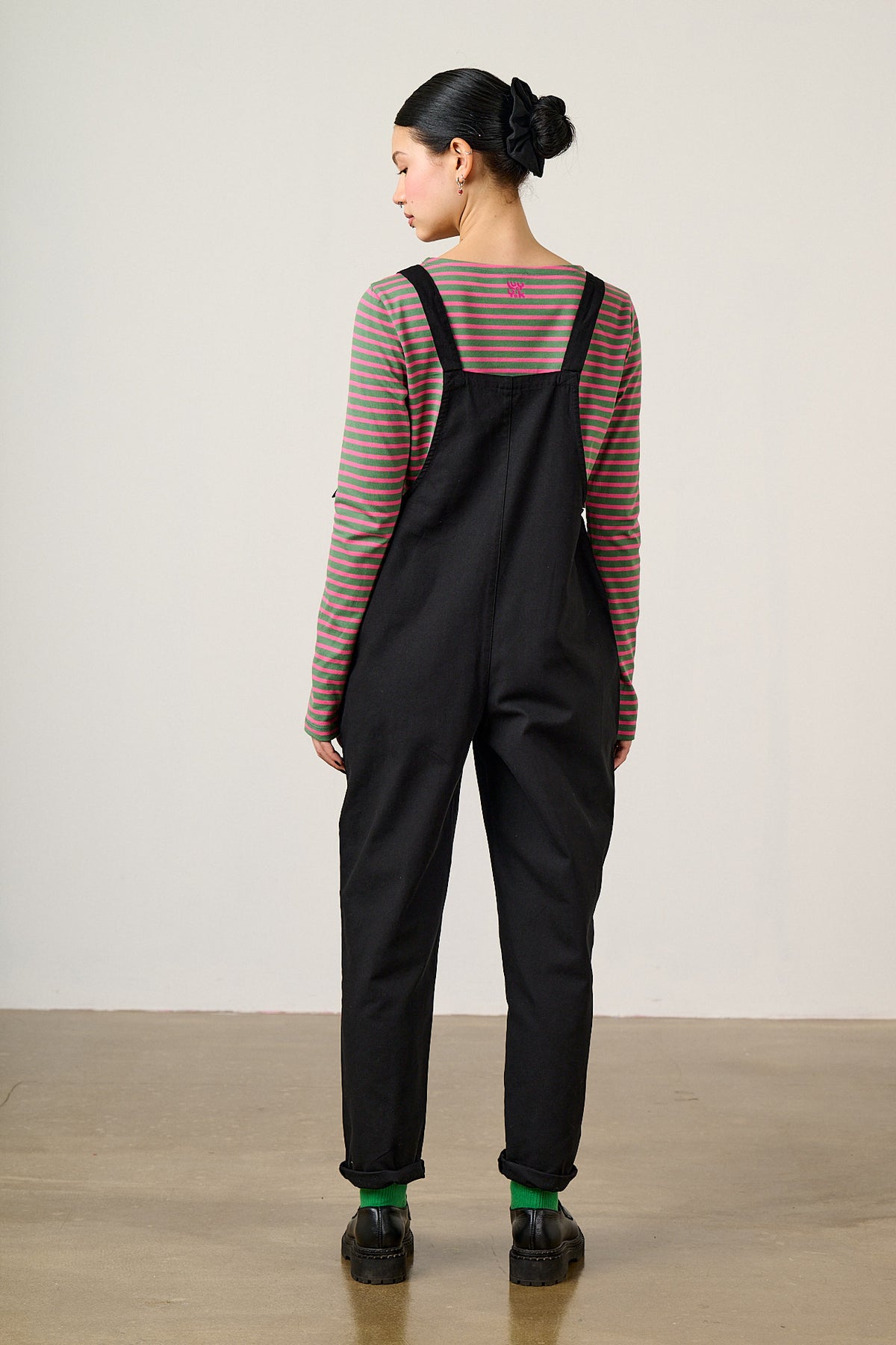 Original - Straight Leg Dungarees Organic Cotton in Black