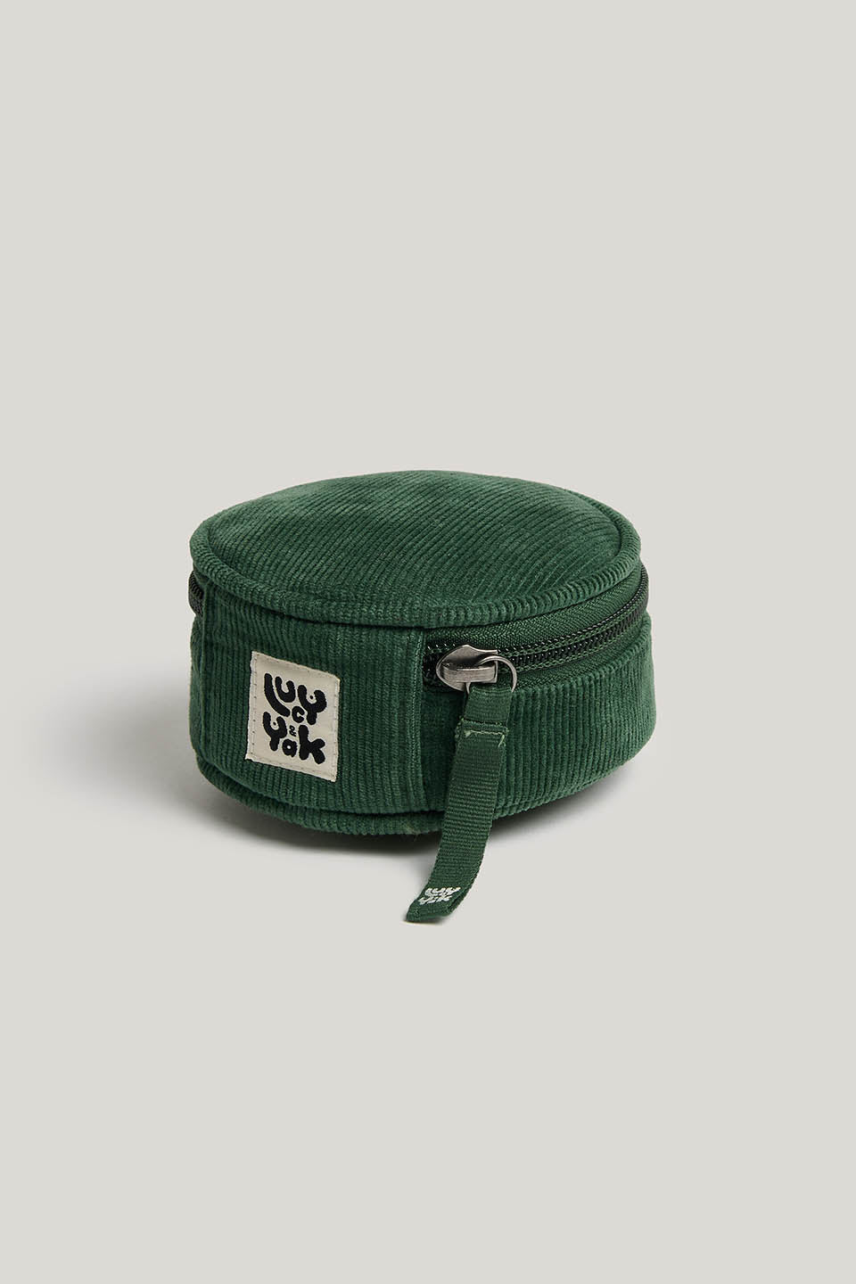 Rouen - Jewellery Case Organic Cotton in Green Cord