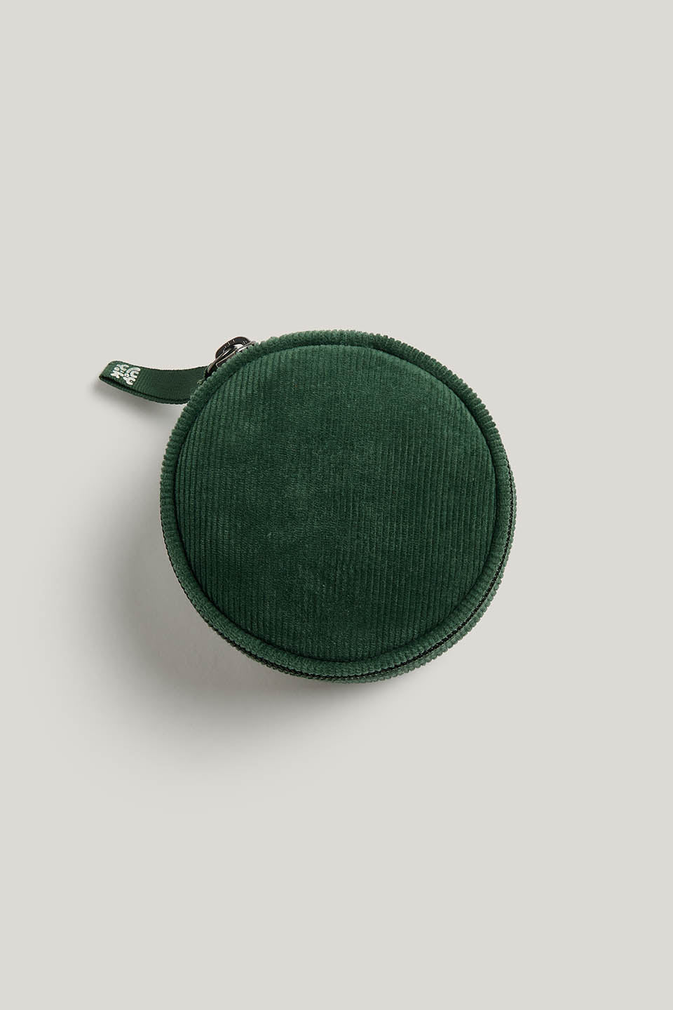 Rouen - Jewellery Case Organic Cotton in Green Cord