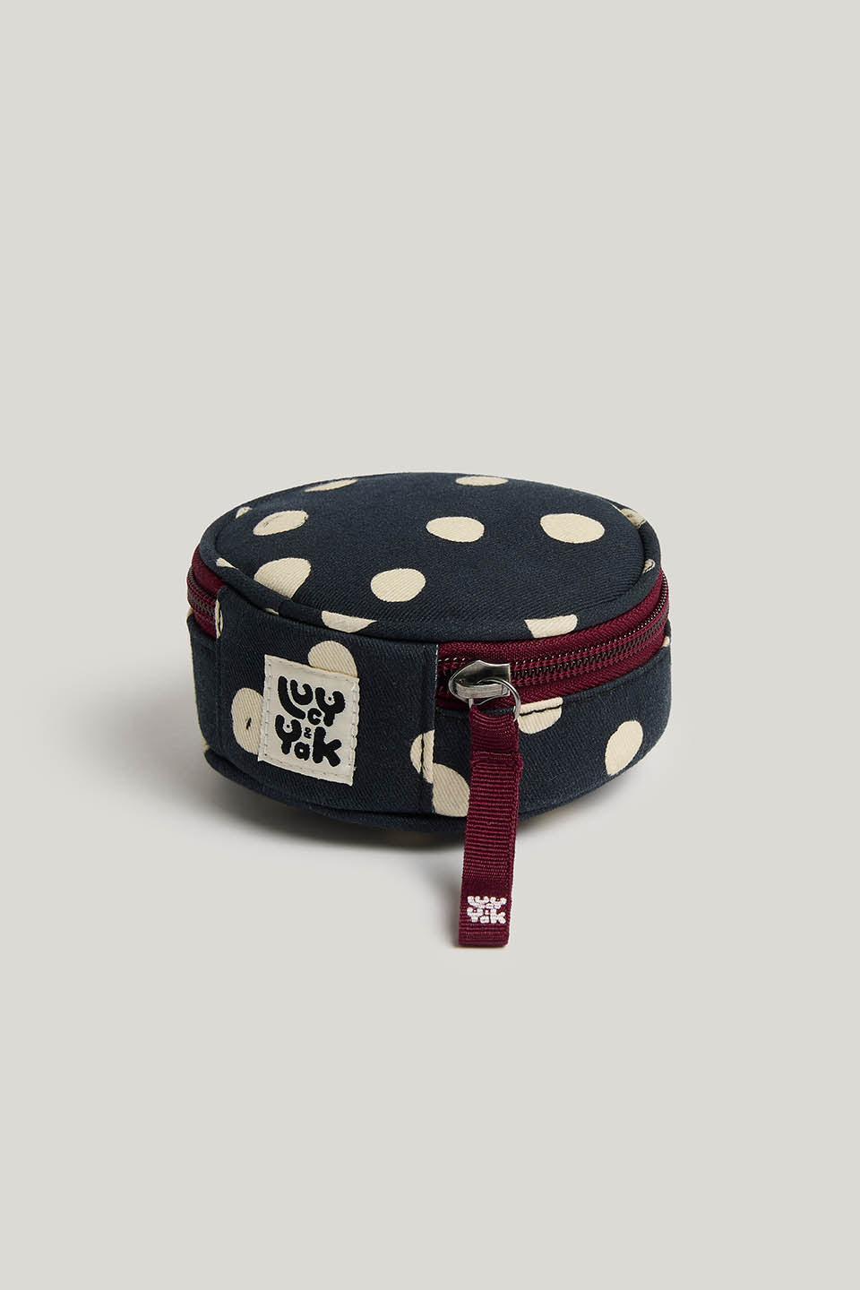 Rouen - Jewellery Case Organic Cotton in Polka Dot