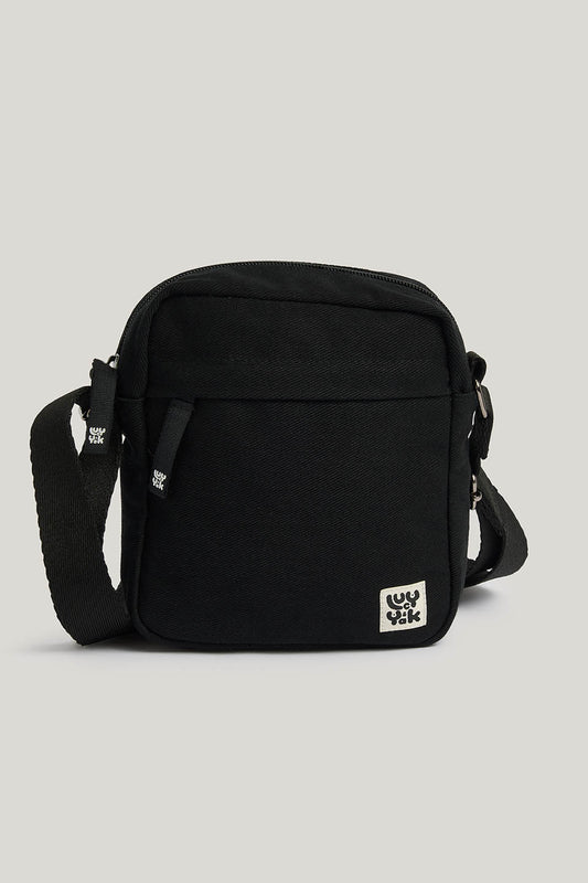 Roxton - Crossbody Bag Organic Cotton in Black