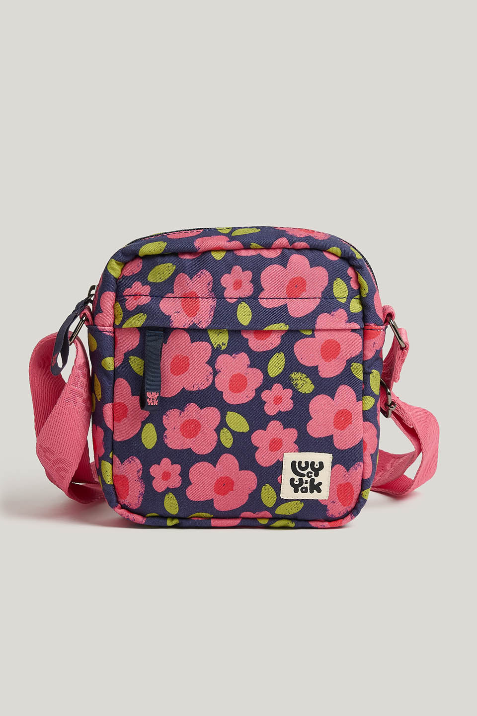 Roxton - Crossbody Bag Organic Cotton in Pink Floral