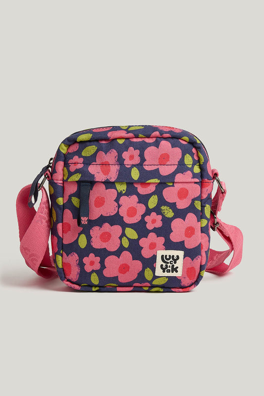 Roxton - Crossbody Bag Organic Cotton in Pink Floral