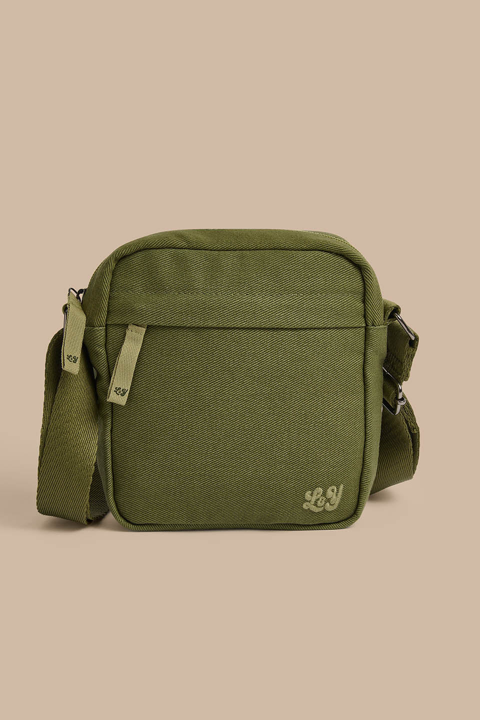 Roxton - Crossbody Bag Organic Cotton in Khaki