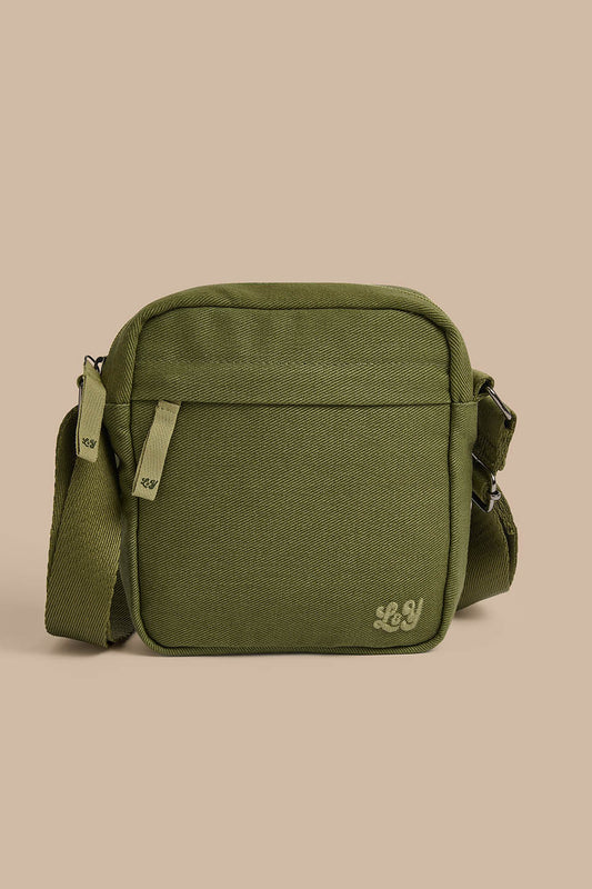 Roxton - Crossbody Bag Organic Cotton in Khaki